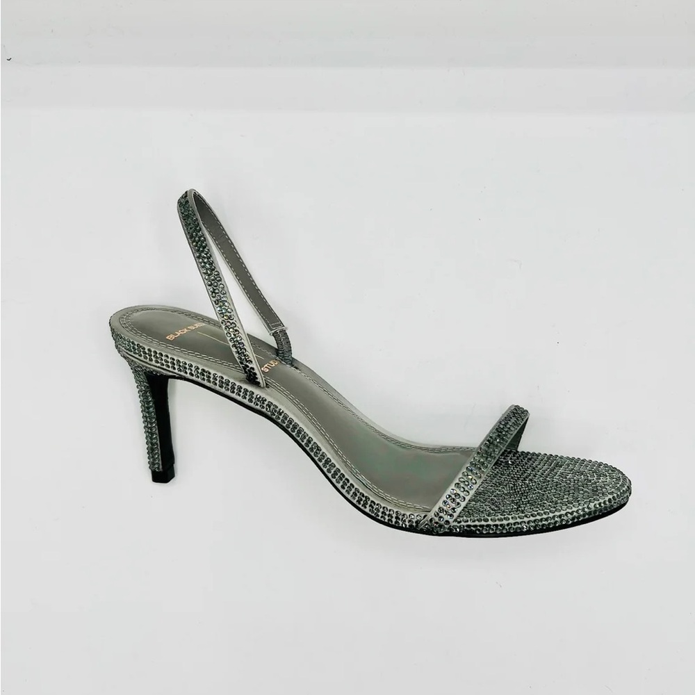 Chic Textured Green Heels - Picture 3 of 4